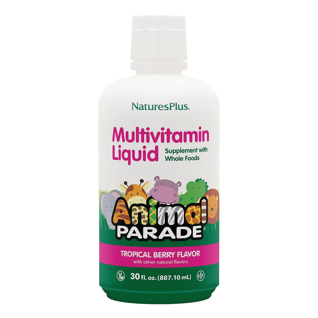 NTP050 | NaturesPlus Animal Parade Multivitamin Liquid bottle, tropical berry flavor, 30 fl oz - Thumbnail