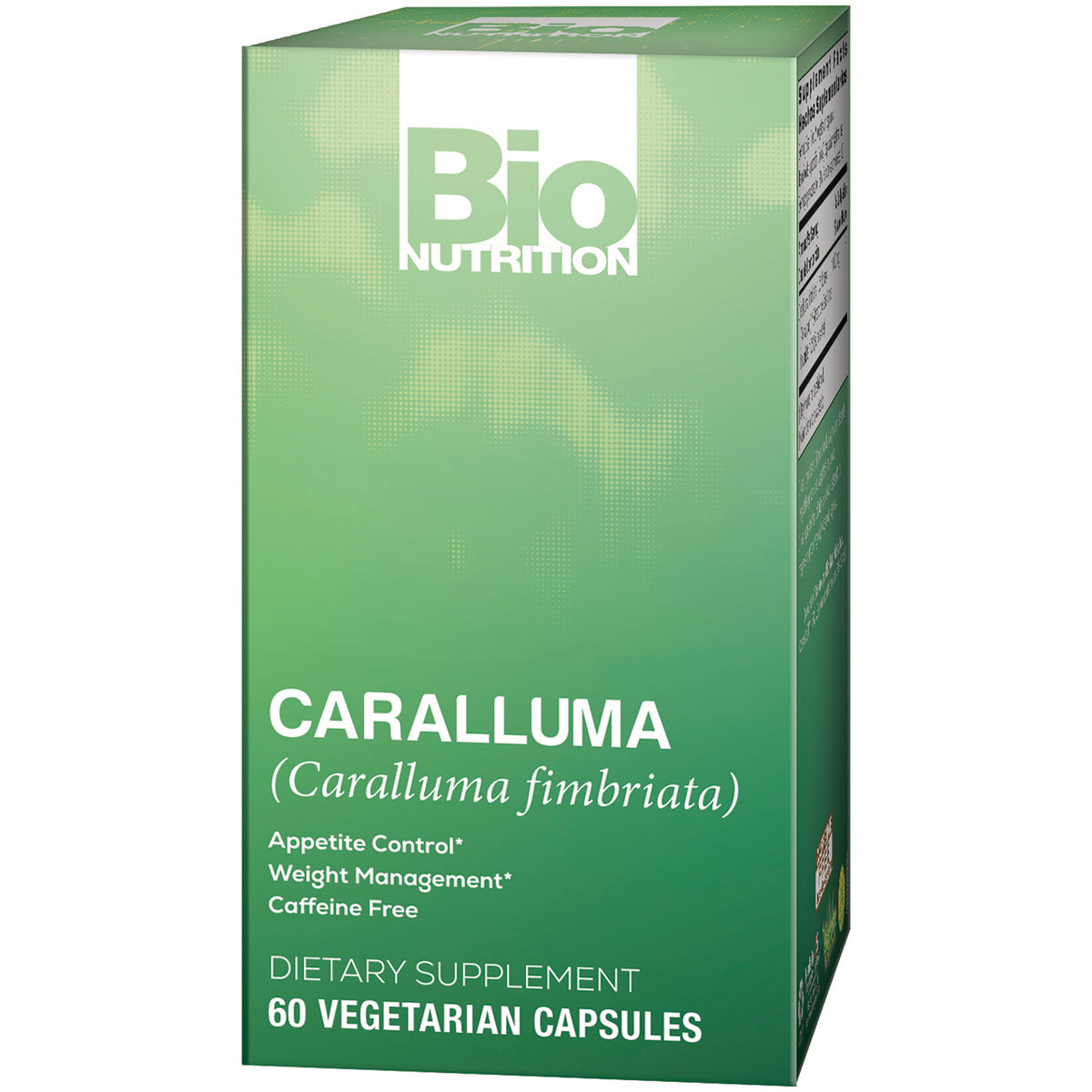 BNN025 | Green Bio Nutrition Caralluma dietary supplement box labeled 60 vegetarian capsules