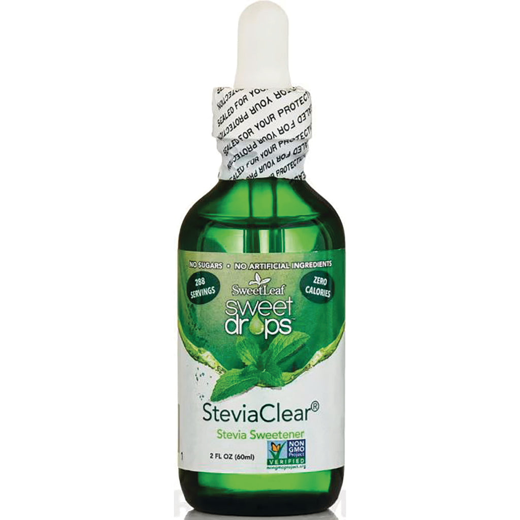 WA031 | SweetLeaf Sweet Drops SteviaClear stevia sweetener, 2 fl oz dropper bottle - Thumbnail