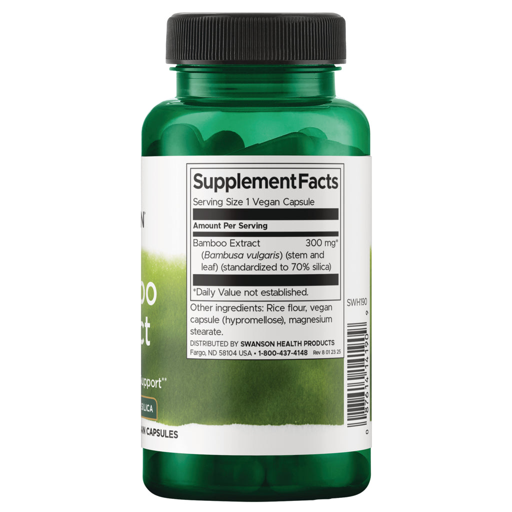 SWH190 | Back label with Supplement Facts - Thumbnail