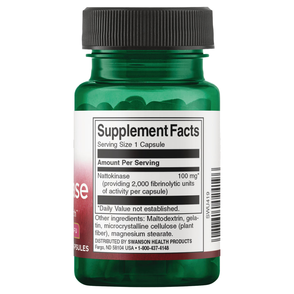 SWU419 | Back label with supplement facts and serving information - Thumbnail