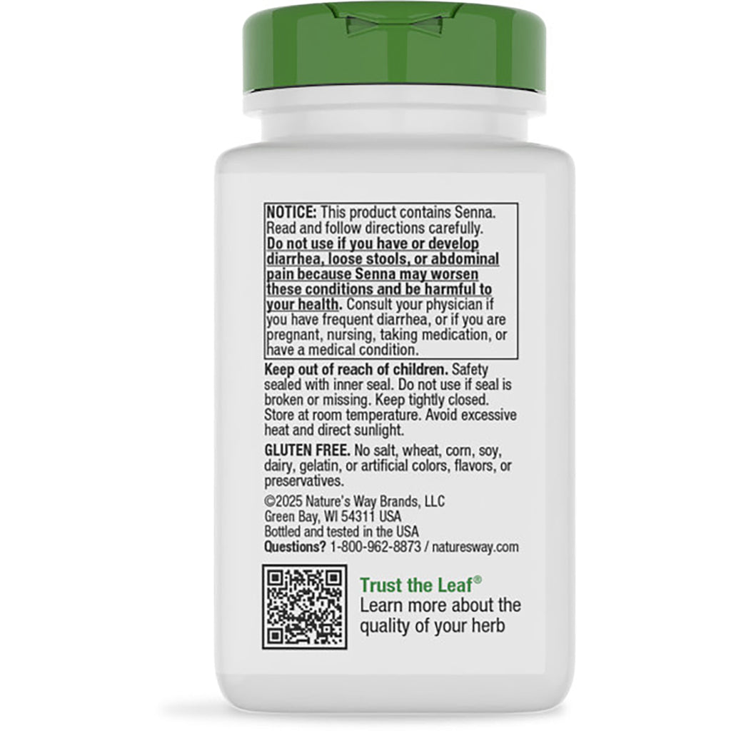NW167 | Back of dark supplement bottle showing green label with relief claims, usage text, gluten free note and barcode - Thumbnail