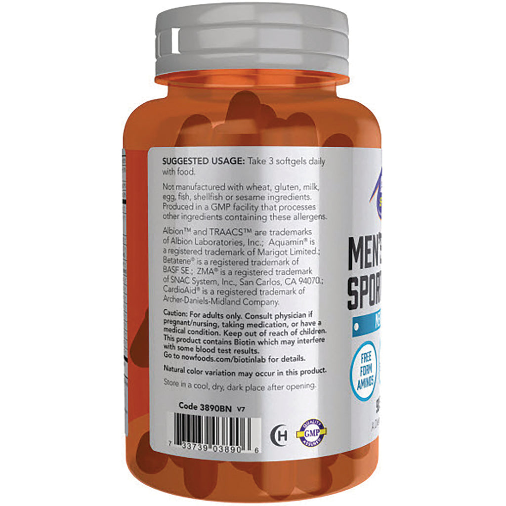 Bottle back label showing suggested usage, ingredient warnings, barcode and GMP seal - Thumbnail