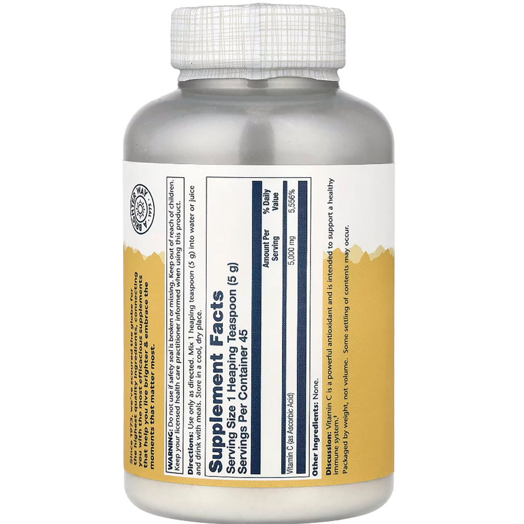 SLR422 | back of supplement bottle showing Supplement Facts label, serving size and ingredient panel - Thumbnail
