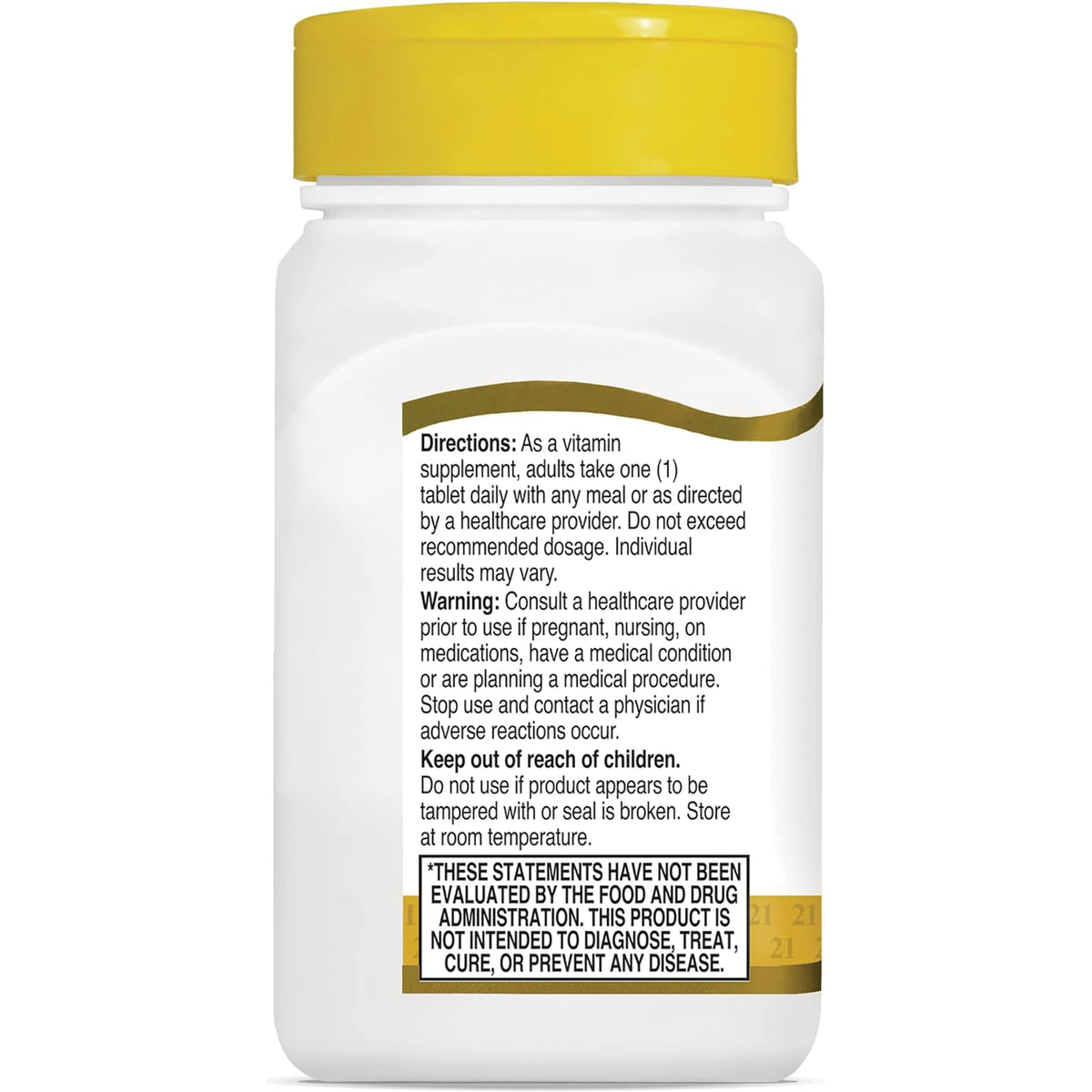 CNT169 | Back label with directions, warning, keep out of reach of children and FDA disclaimer