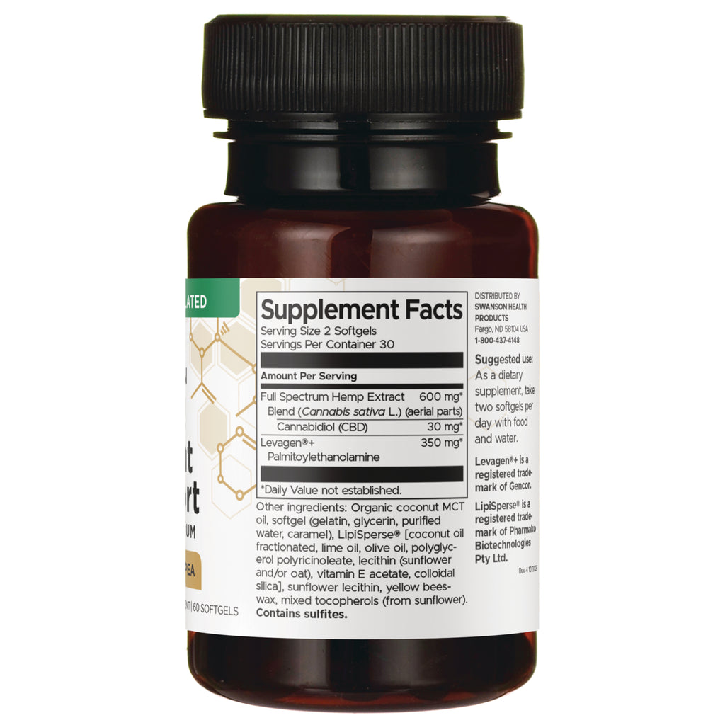 SWU1093 | Supplement Facts panel: serving size 2 softgels - Thumbnail