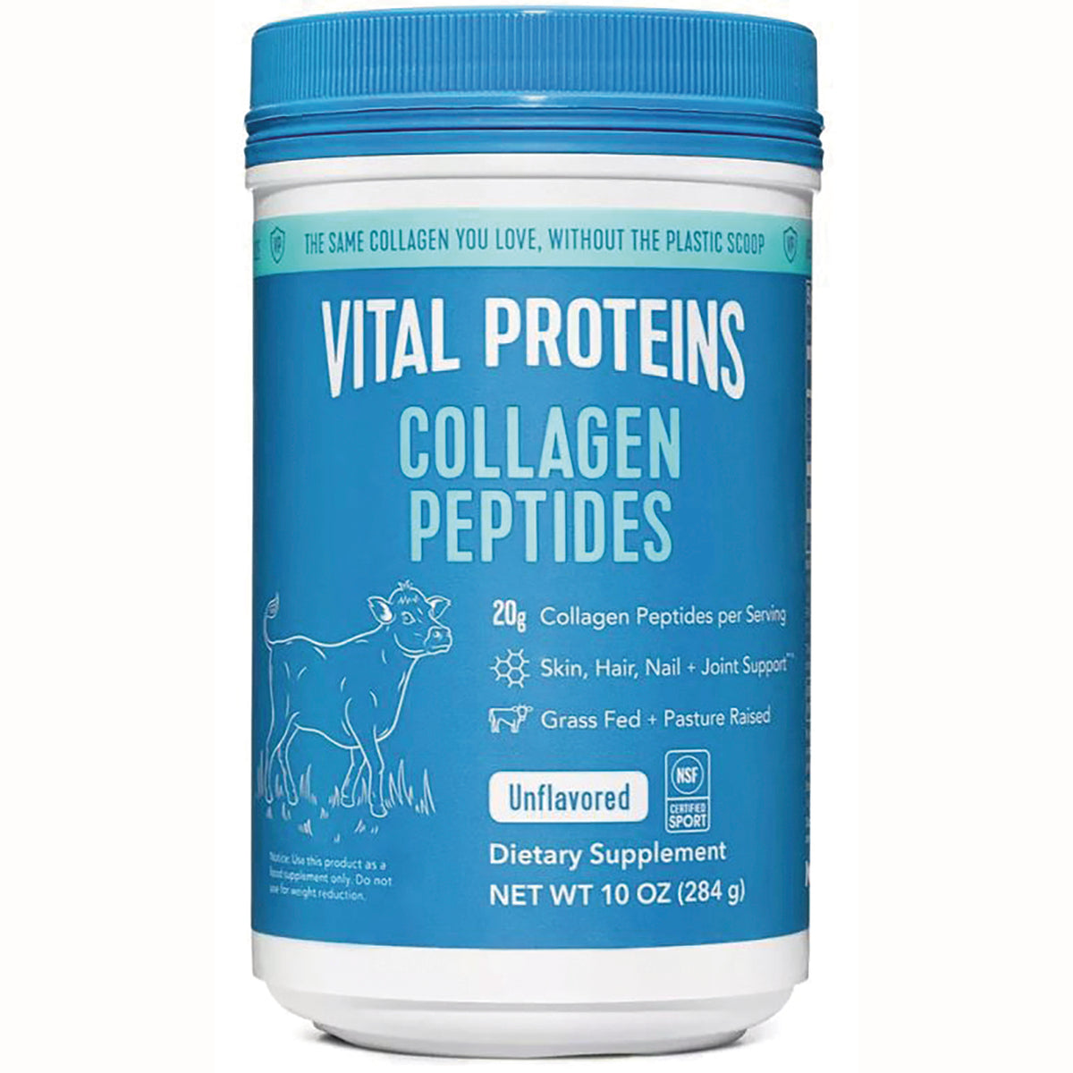 VPR001 | Vital Proteins Collagen Peptides, Unflavored powder, dietary supplement, 10 oz (284 g)