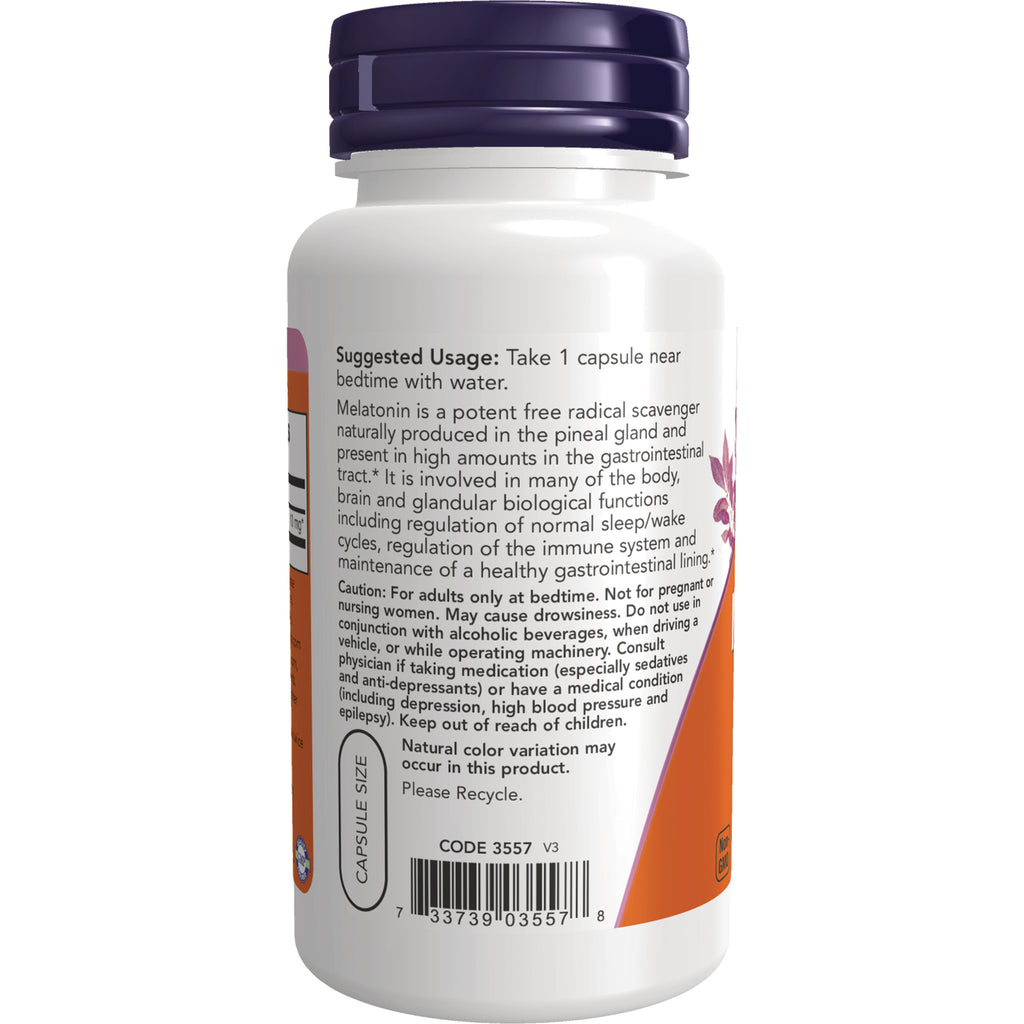 NWF1340 | Back label showing suggested usage, cautions, and barcode on white supplement bottle - Thumbnail