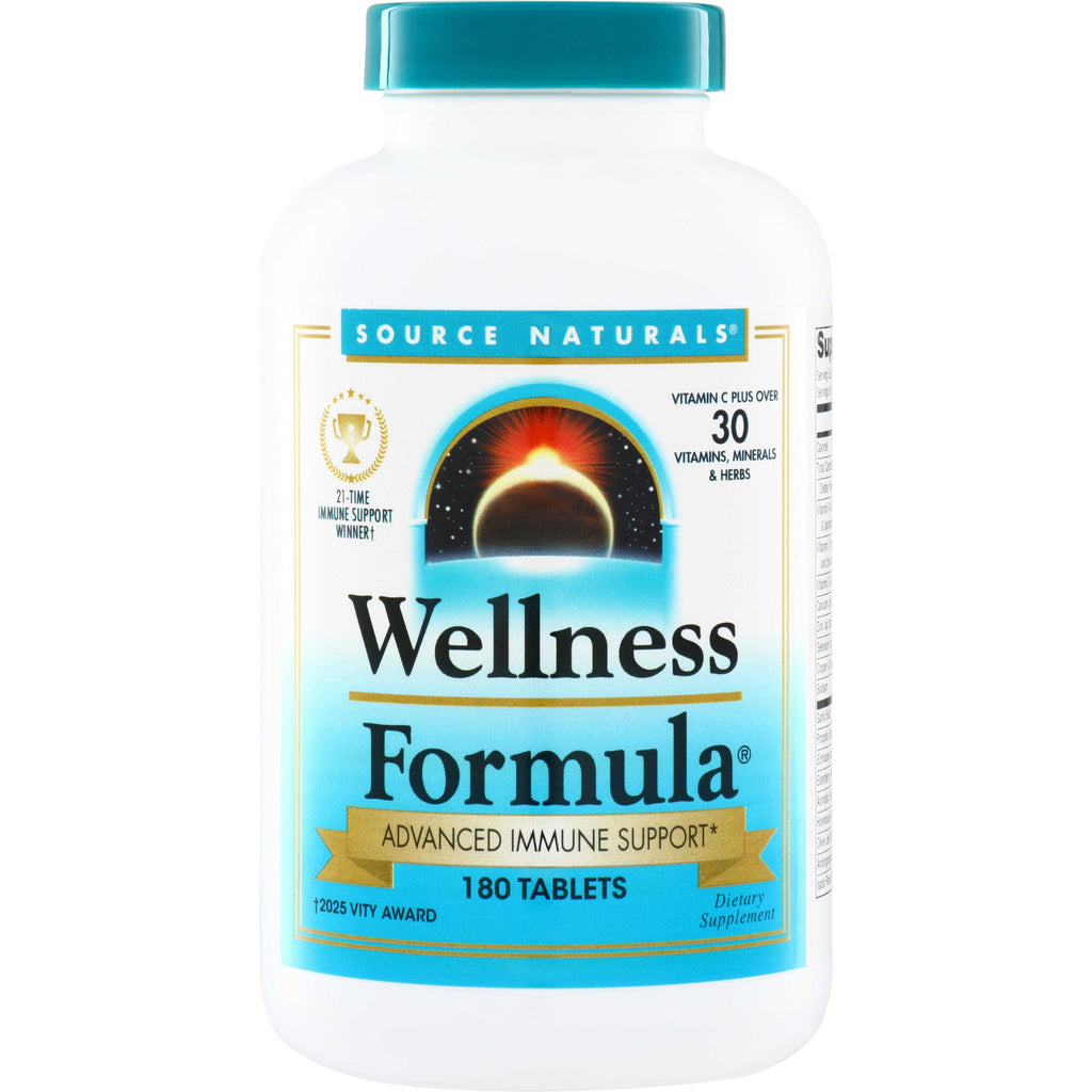 SN143 | Source Naturals Wellness Formula advanced immune support, 180 tablets - Thumbnail