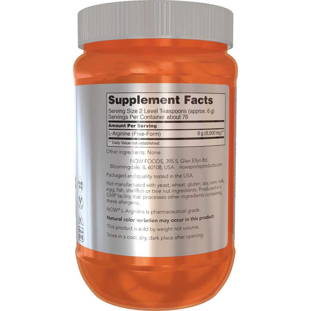 NWF891 | back label of orange supplement bottle showing Supplement Facts, serving size, ingredients and manufacturer info - Thumbnail