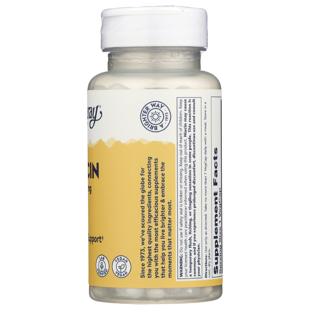 SLR225 | Back of yellow-labeled supplement bottle showing Supplement Facts panel and ingredient text - Thumbnail