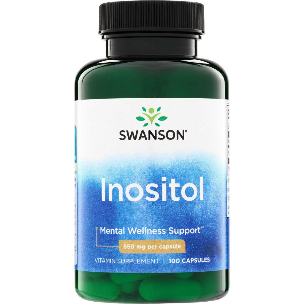 SW874 | Swanson Inositol, 650 mg per capsule, 100 capsules - Thumbnail
