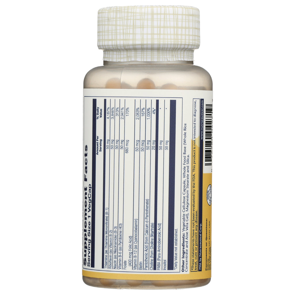 SLR238 | Supplement Facts panel and ingredients on back of bottle label - Thumbnail