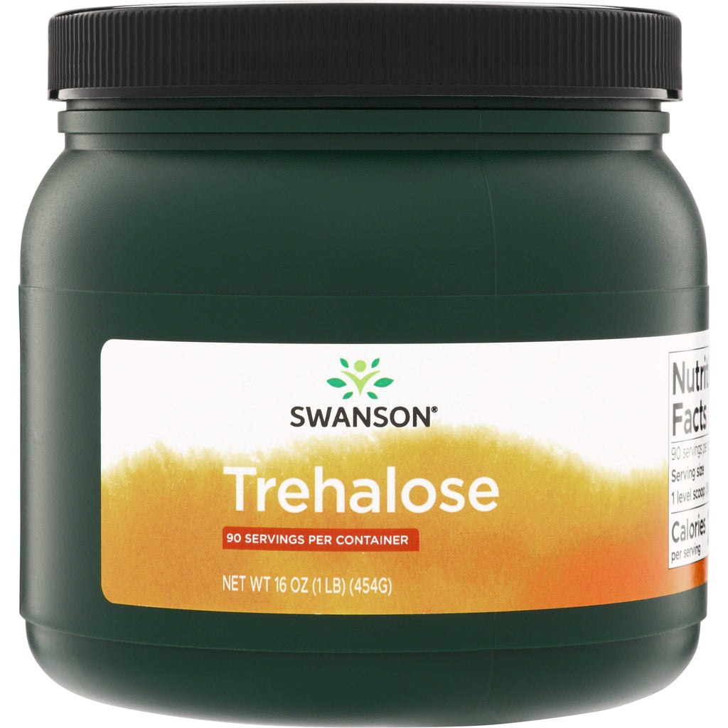 SWU478 | Swanson Trehalose powder, 16 oz jar, 90 servings per container - Thumbnail