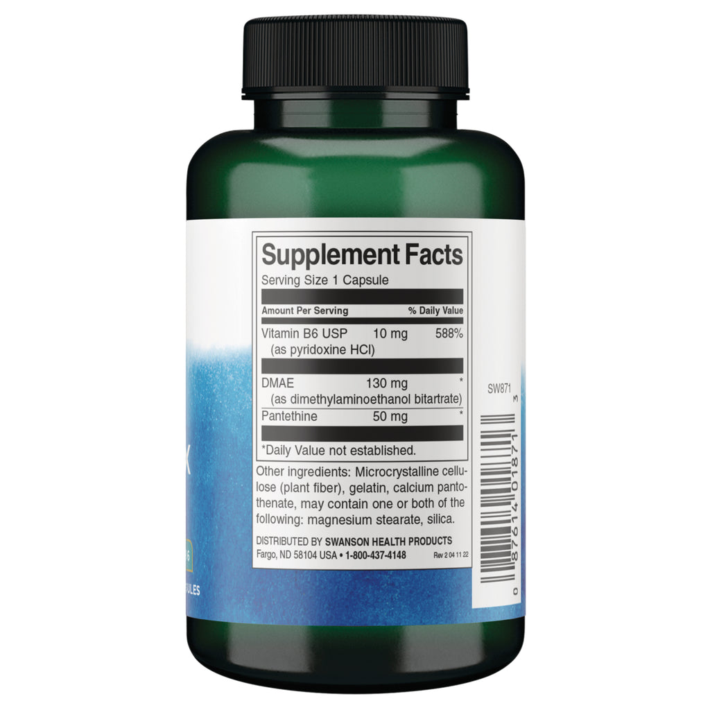 SW871 | Back label with Supplement Facts - Thumbnail