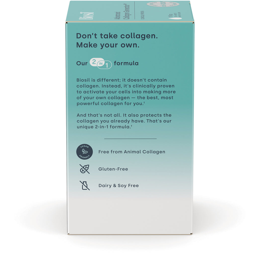 NFC054 | Back of Biosil Generate Protect box showing product description text and certification icons - Thumbnail