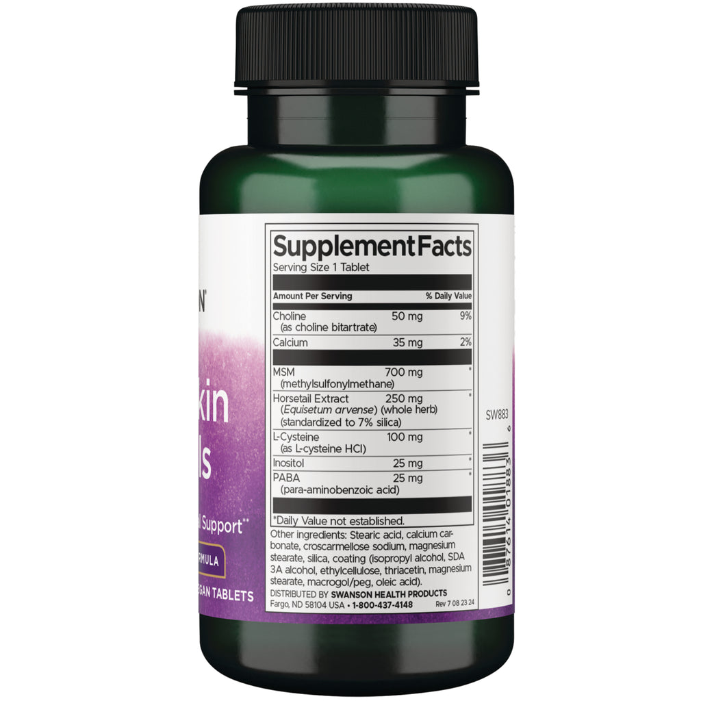 SW883 | Back label with Supplement Facts - Thumbnail