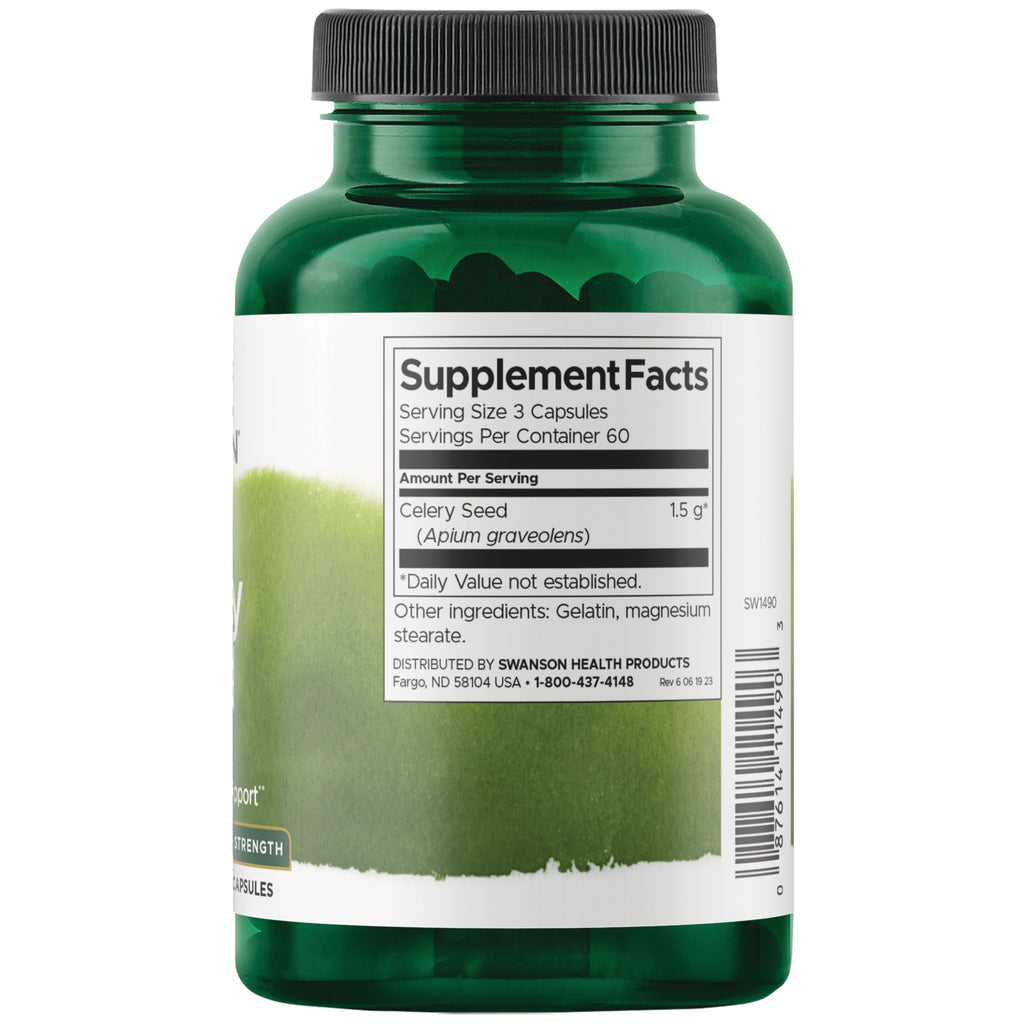 SW1490 | Back label with Supplement Facts - Thumbnail