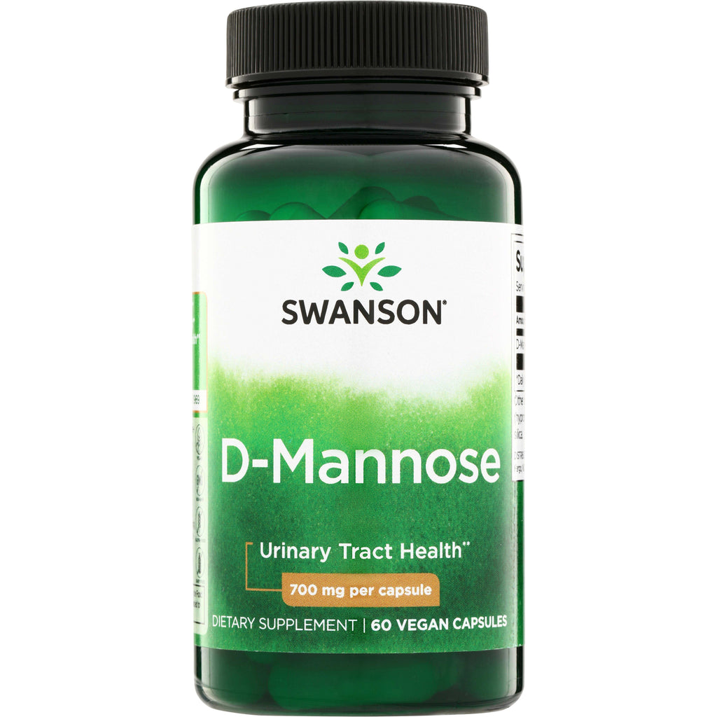 SW1185 | Swanson D-Mannose urinary tract health, 700 mg per capsule, 60 vegan capsules - Thumbnail