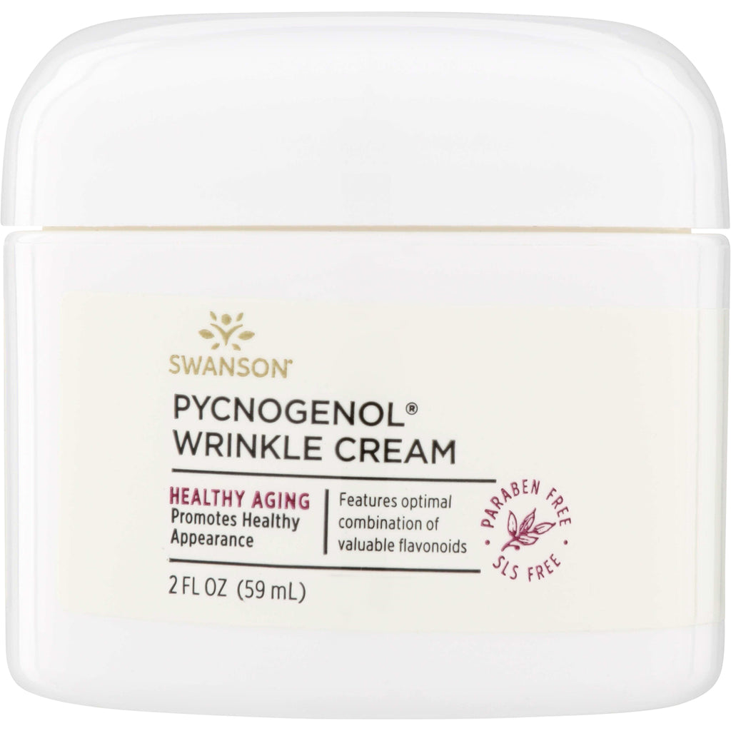 SW1466 | Swanson Pycnogenol Wrinkle Cream, 2 fl oz jar, Paraben free, SLS free - Thumbnail