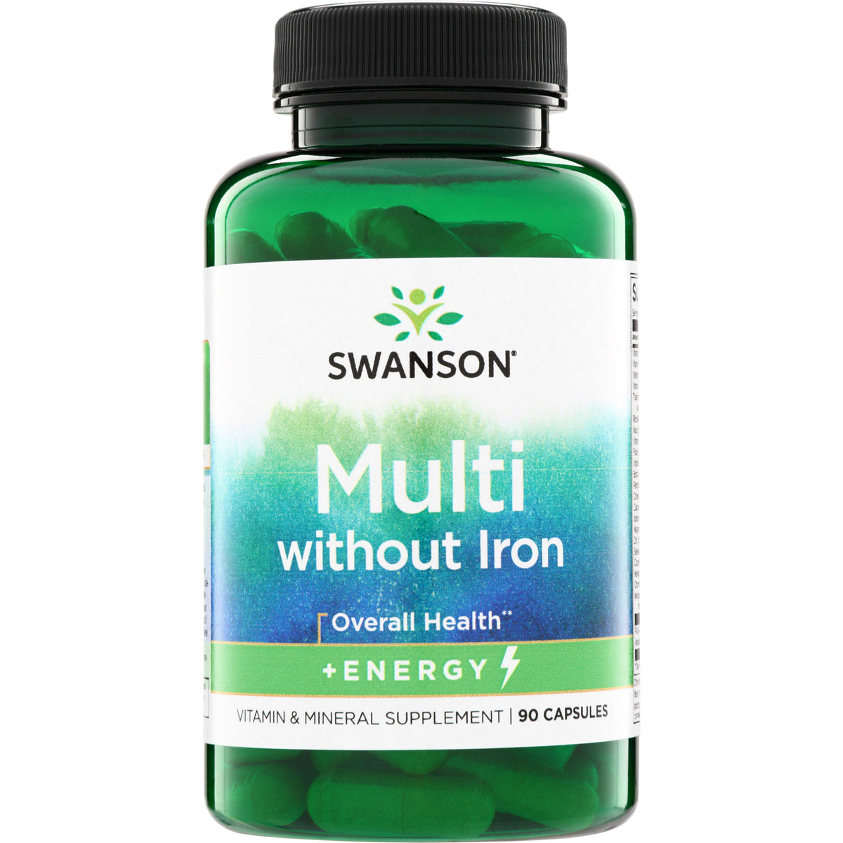 SW834 | Swanson Multi without Iron vitamin and mineral supplement, 90 capsules