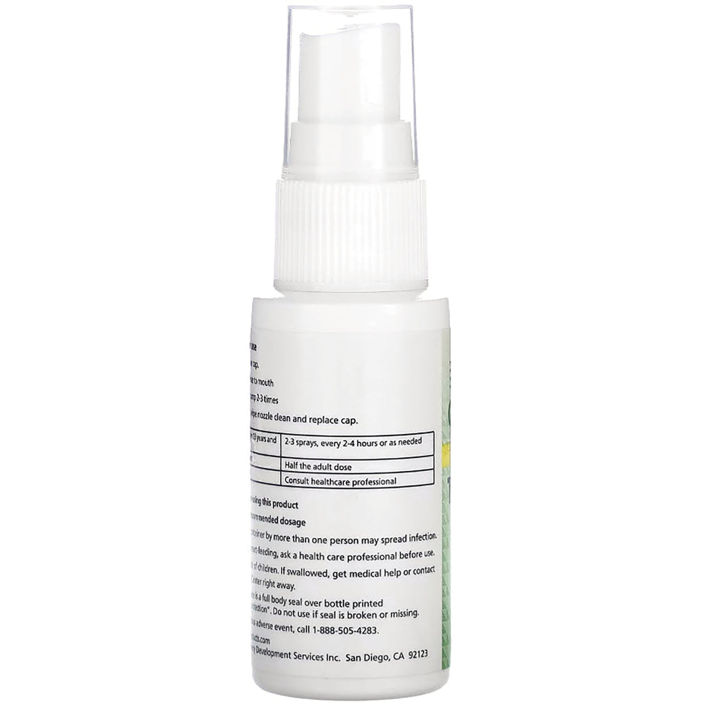 SEG006 | back of white spray bottle showing dosage table and usage instructions on label - Thumbnail