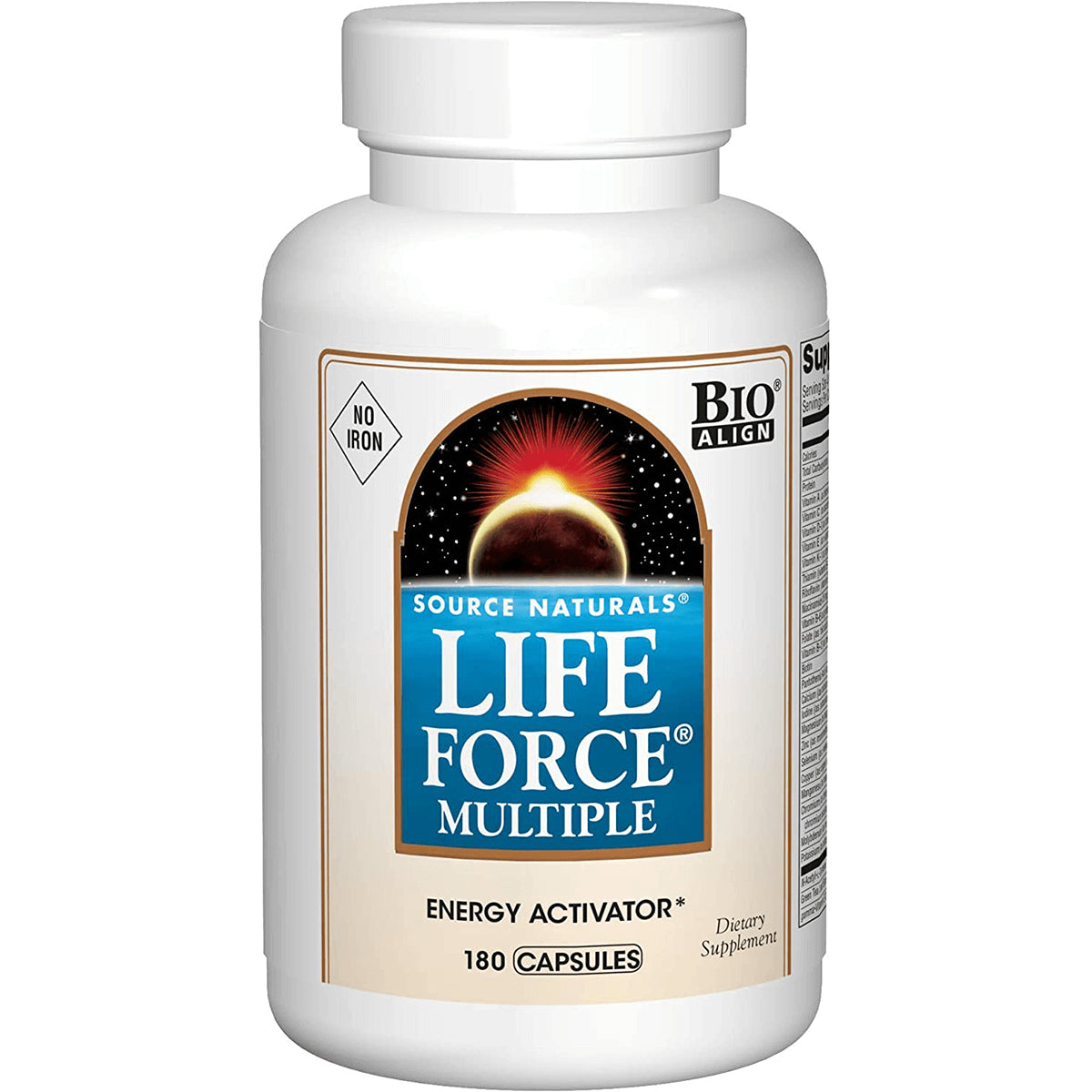 SN386 | Source Naturals Life Force Multiple Energy Activator dietary supplement, 180 capsules