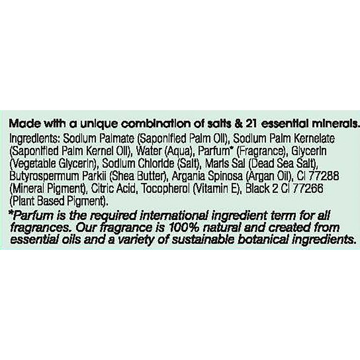 OWN017 | Sodium Palmate, Sodium Palm Kernelate, Eucalyptus Globulus, Sodium Chloride; Made in Jordan