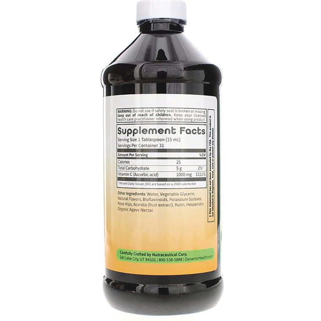 DYH050 | Supplement facts panel and ingredients on back of amber supplement bottle - Thumbnail