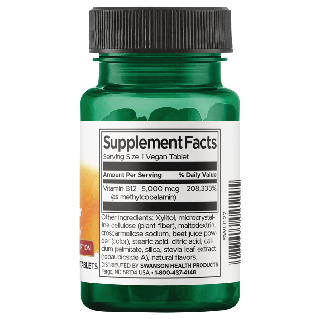 SWU122 | Back label with Supplement Facts - Thumbnail