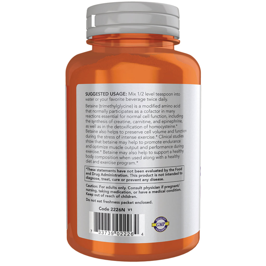 NWF1385 | back label of orange supplement bottle showing suggested usage, warnings, and barcode - Thumbnail