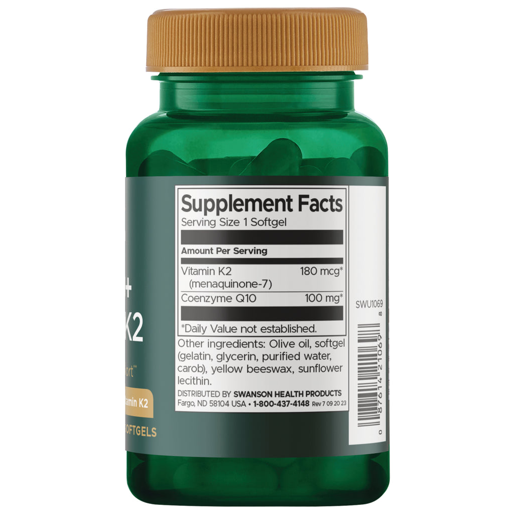 SWU1069 | Back label with supplement facts and serving information - Thumbnail