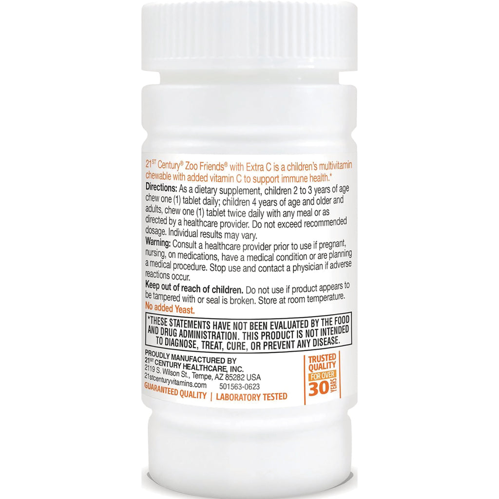 CNT224 | Back of white supplement bottle showing directions, warnings, and manufacturer info on label - Thumbnail