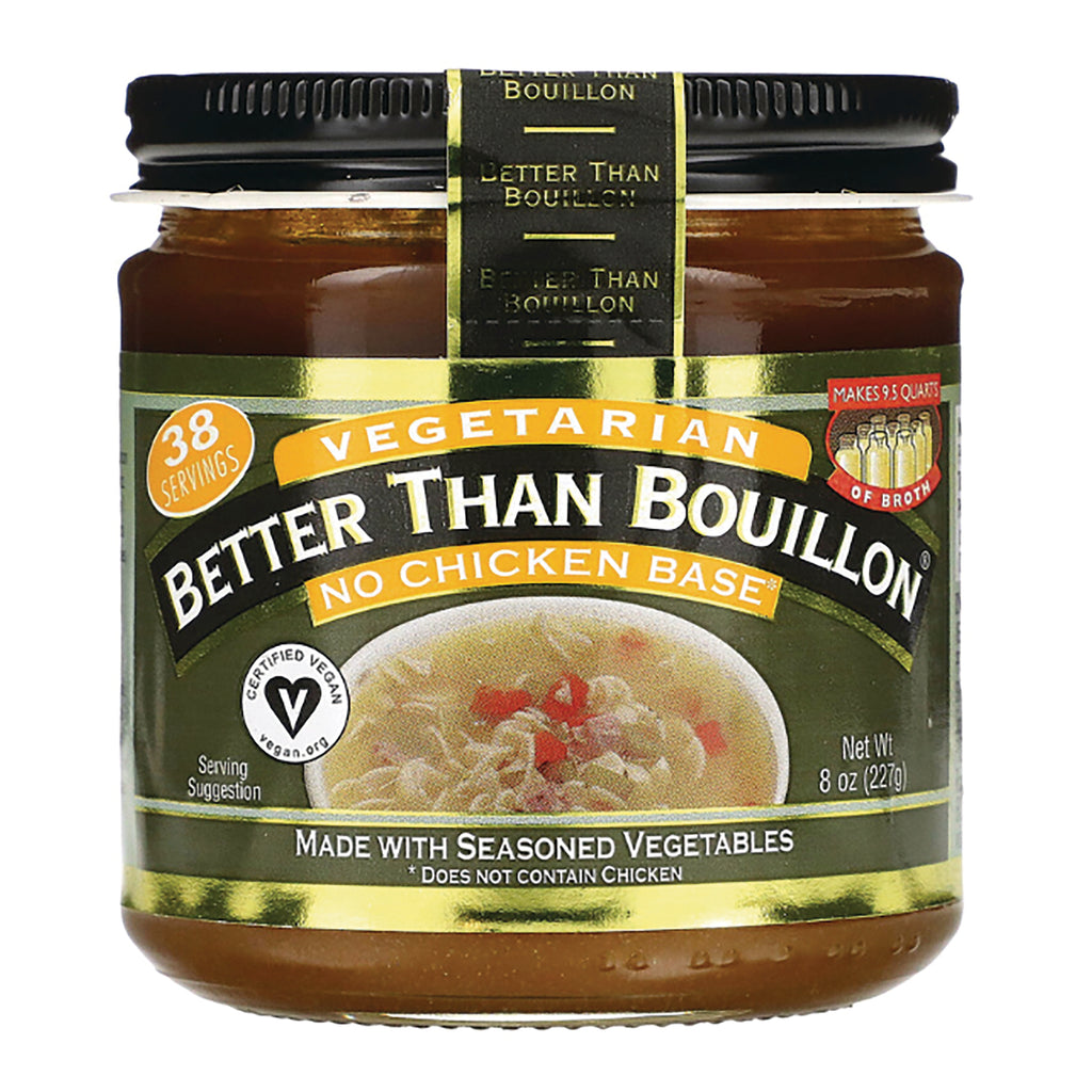 BOU006 | Better Than Bouillon vegetarian No Chicken Base jar, 8 oz, made with seasoned vegetables - Thumbnail