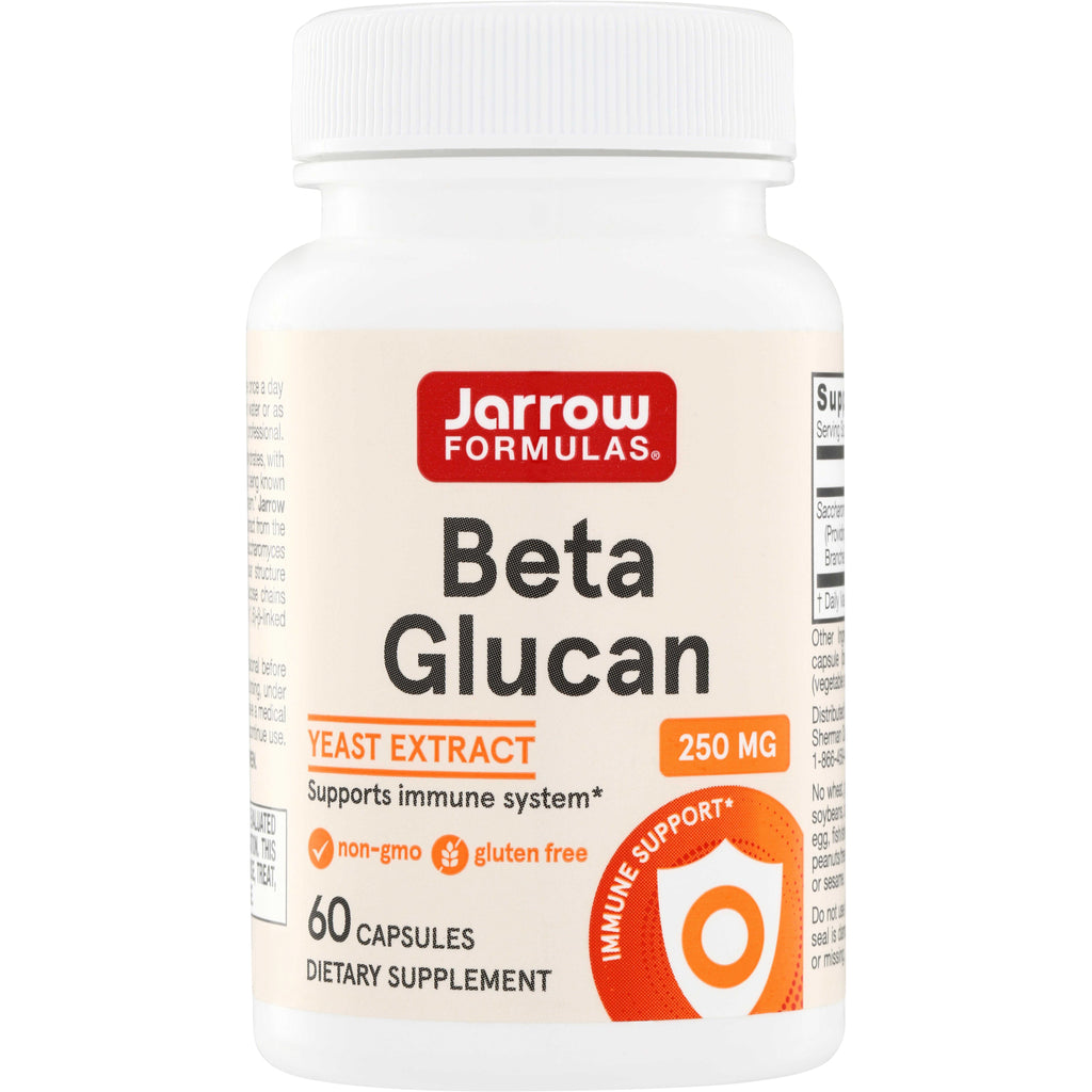 JR277 | Jarrow Formulas Beta Glucan Yeast Extract, 250 mg, 60 capsules - Thumbnail