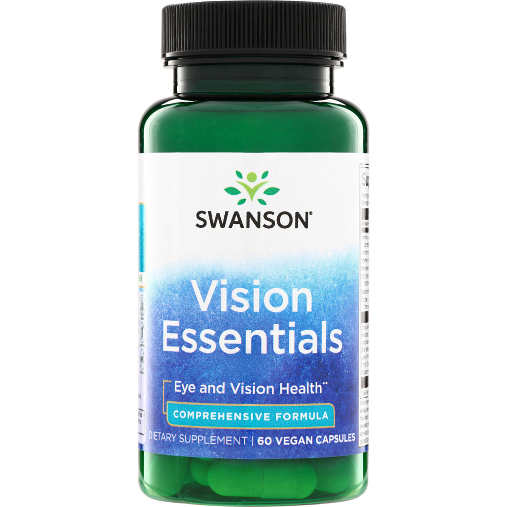 SWC097 | Swanson Vision Essentials, Comprehensive Formula for Eye and Vision Health, 60 vegan capsules - Thumbnail