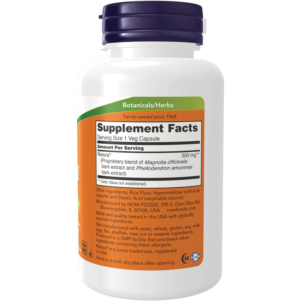 NWF1122 | Back of white supplement bottle showing Supplement Facts label with serving size 1 Veg Capsule and ingredient text - Thumbnail