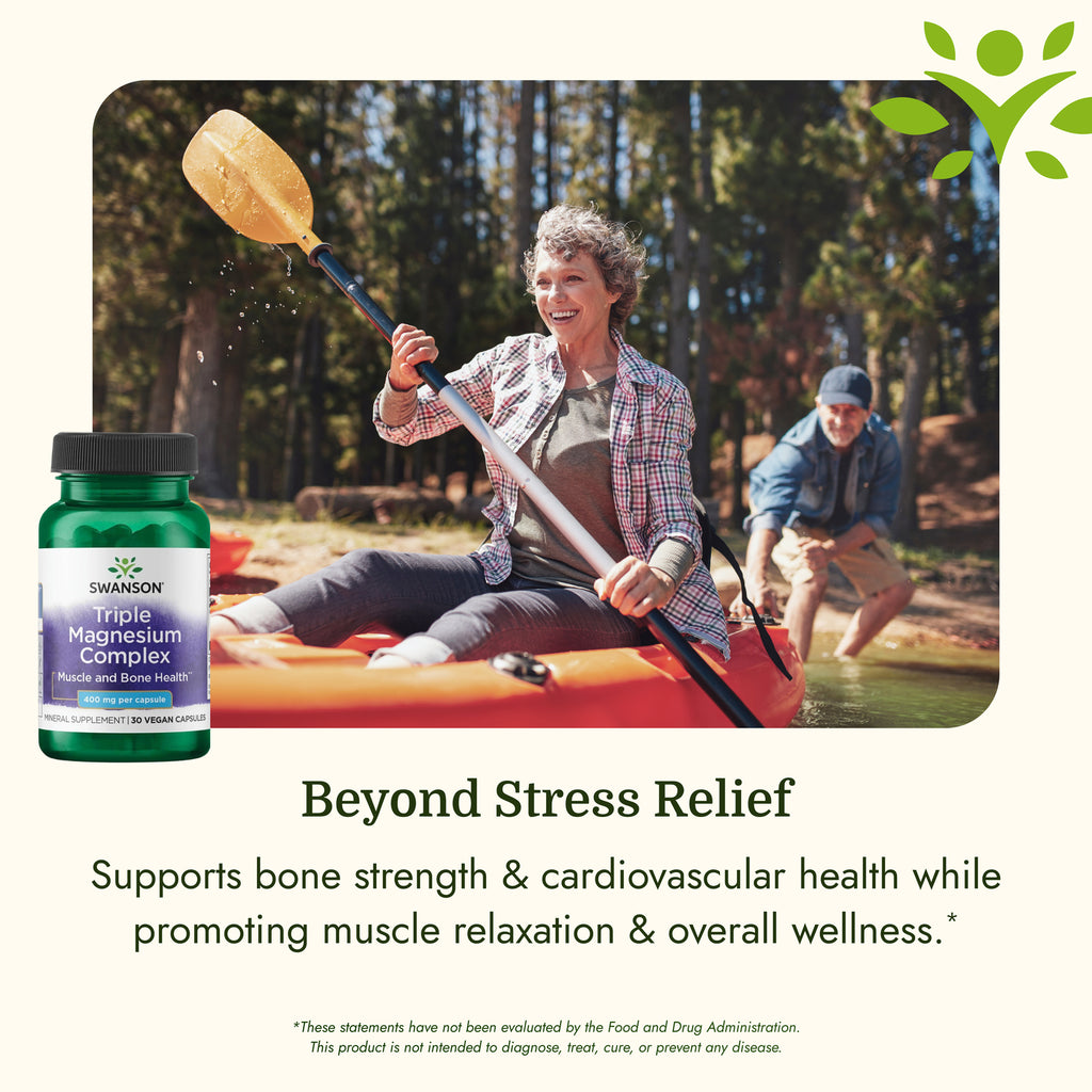 SW1243 | Kayakers enjoying outdoor activity with Swanson Triple Magnesium Complex supplement and wellness claims - Thumbnail