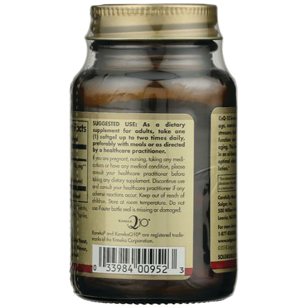 SLG273 | back of brown supplement bottle showing suggested use text, ingredients panel and barcode - Thumbnail