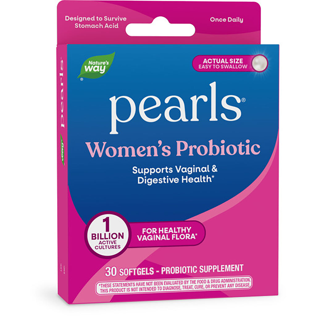 ET395 | Nature's Way Women's Probiotic packaging, pearls easy to swallow, supports vaginal and digestive health, 30 softgels - Thumbnail