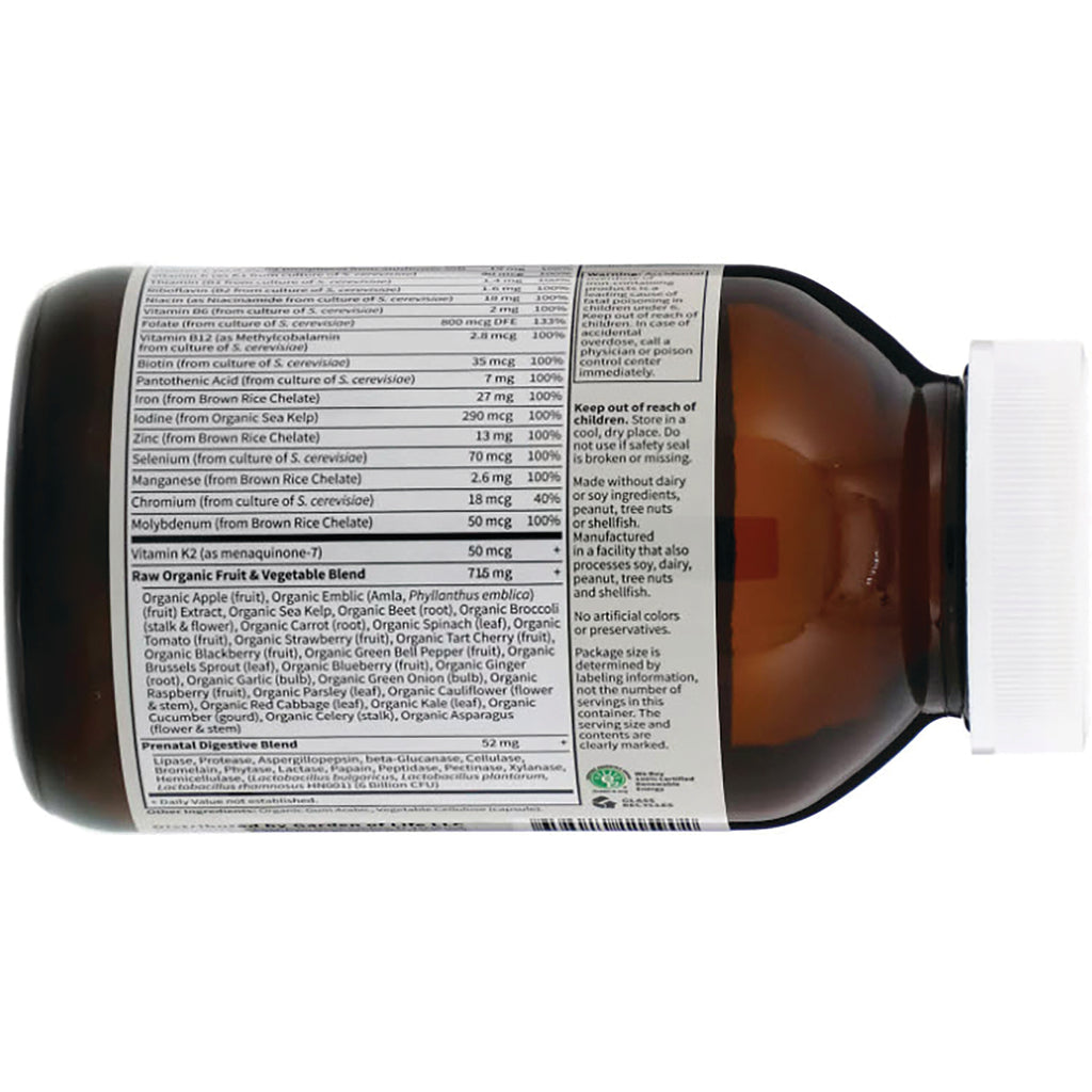 GLF139 | bottle back showing supplement facts and ingredient panel on white label - Thumbnail