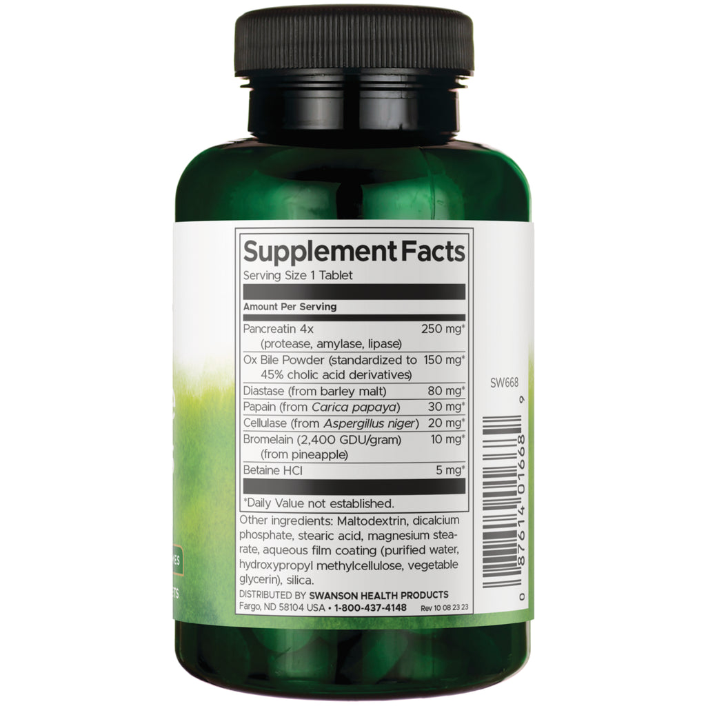 SW668 | Back label with Supplement Facts - Thumbnail