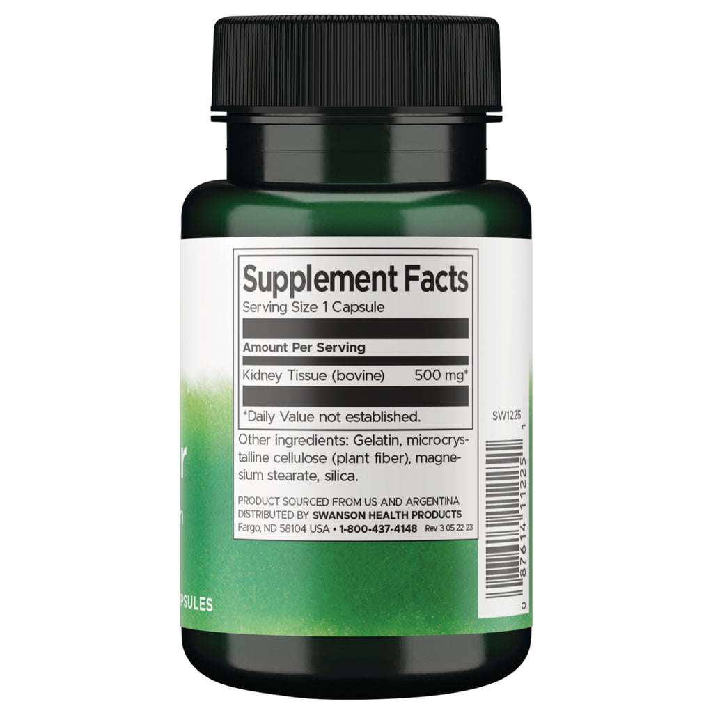 SW1225 | Back label with Supplement Facts - Thumbnail