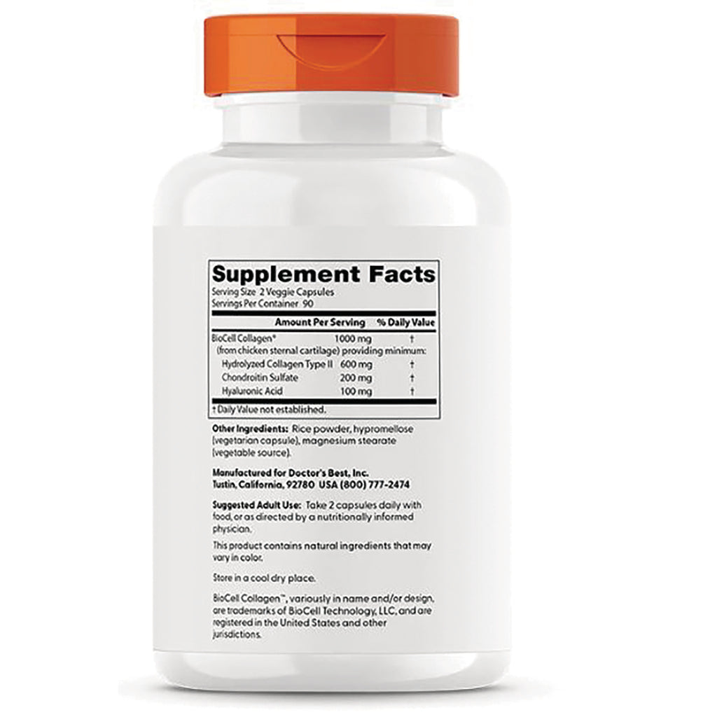 DB136 | back of white supplement bottle showing Supplement Facts panel and ingredient text - Thumbnail