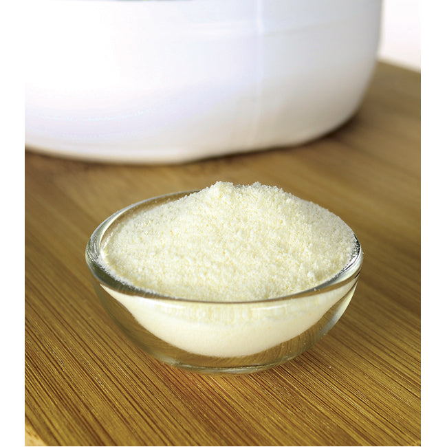 SW1233 | Fine powder in a small glass bowl on a wooden surface