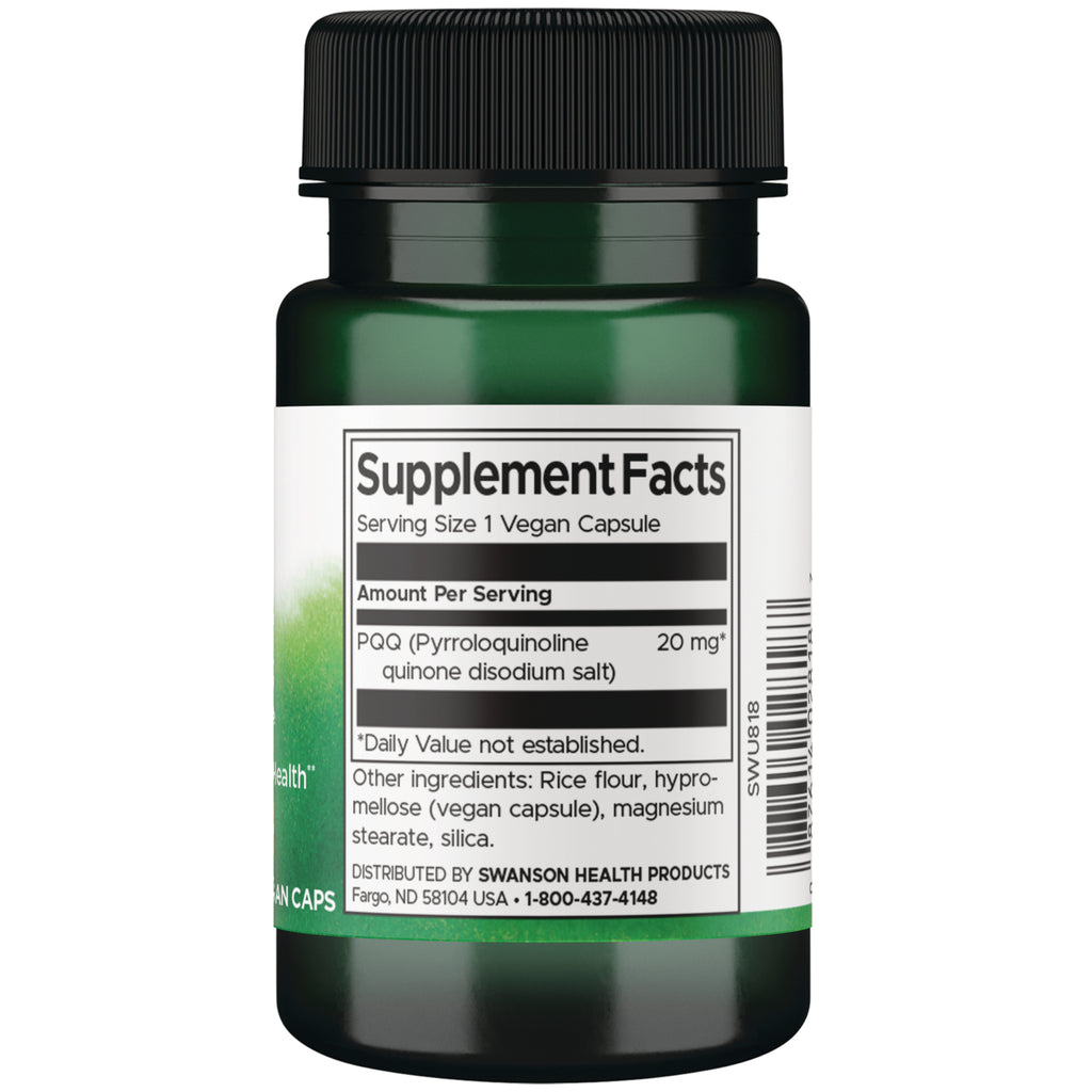 SWU818 | Back label with Supplement Facts - Thumbnail