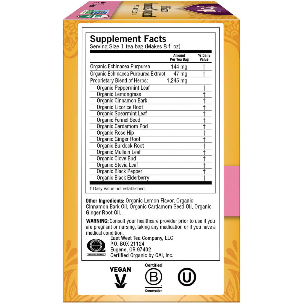 AHW021 | Back panel with Supplement Facts, other ingredients, and warning information - Thumbnail
