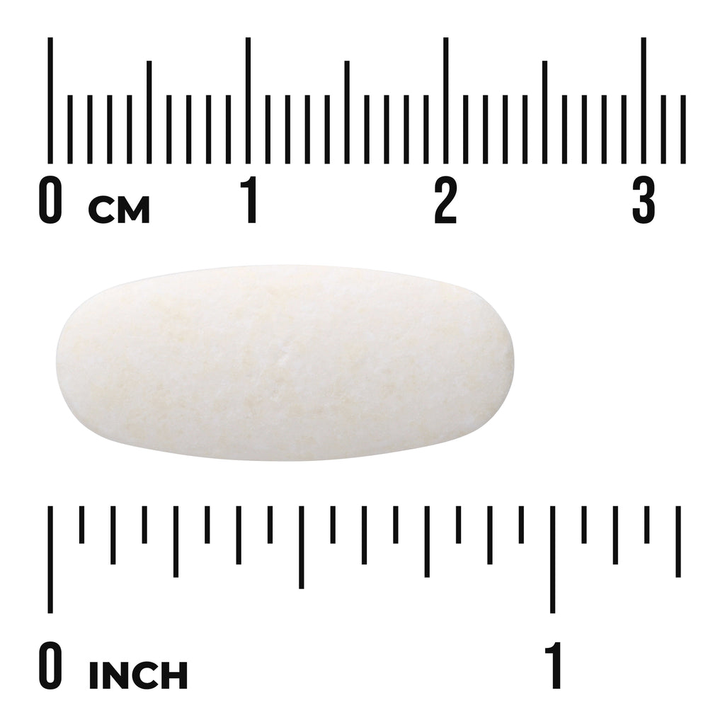 SWU885 | White oblong tablet centered on centimeter and inch rulers showing 0 cm and 0 inch - Thumbnail