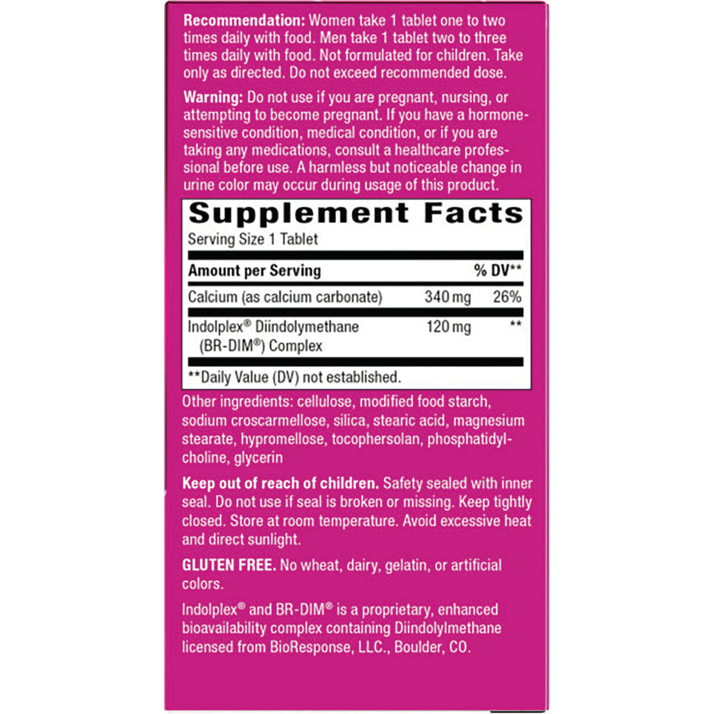 Back label showing supplement facts panel, serving size, ingredient list, warnings, and gluten free statement - Thumbnail
