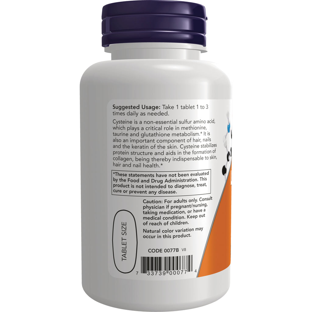 NWF324 | Back of white supplement bottle showing suggested usage, caution text, tablet size oval, and barcode - Thumbnail